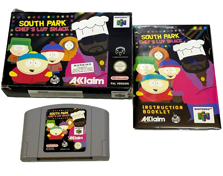 South Park Chef's Luv Shack Nintendo 64 N64 Boxed PAL *Complete* (Preowned)