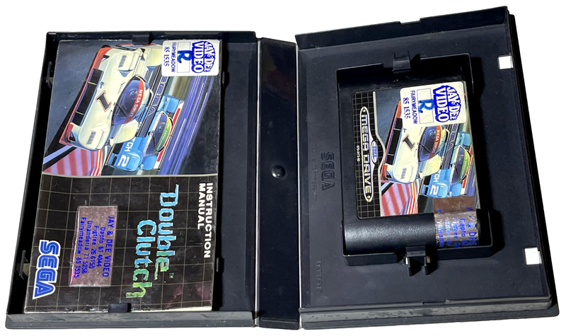 Double Clutch Sega Mega Drive *Complete* Ex Rental