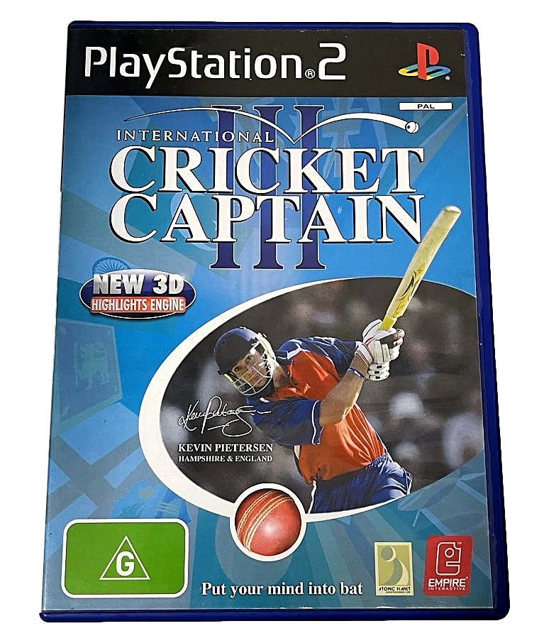 International Cricket Captain III PS2 PAL *Complete* (Preowned)