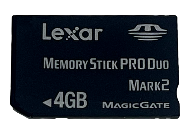 Lexar 4GB Sony PSP Memory Stick Pro Duo Memory Card Camera Memory (Preowned)