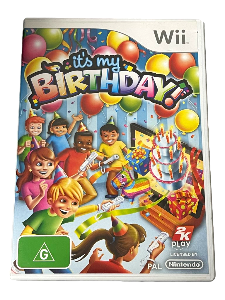 It's My Birthday ! Nintendo Wii PAL *Complete* Wii U Compatible (Preowned)