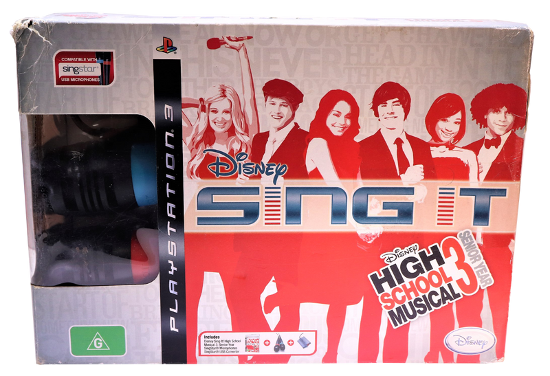 Sing It High School Musical 3 Senior Year +Mics Sony PS3 PlayStation 3 Boxed! (Pre-Owned)