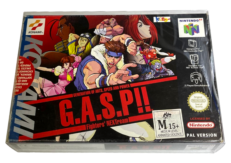 G.A.S.P. Nintendo 64 N64 Boxed PAL *Complete* (Preowned)