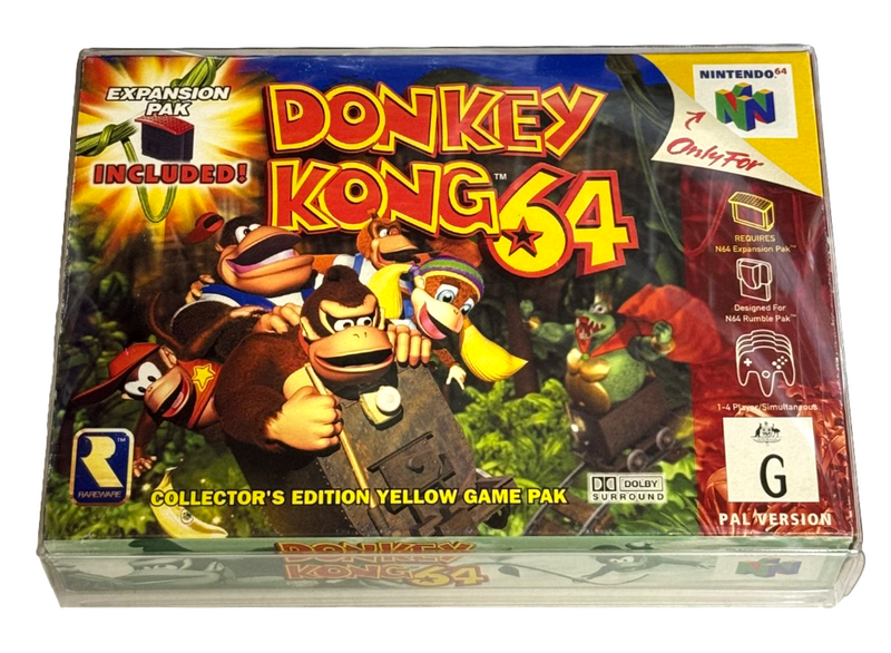 Donkey Kong Nintendo 64 N64 Boxed PAL *Complete* (Minty)