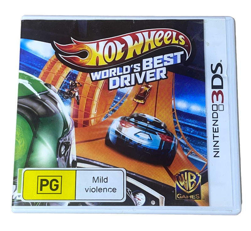 Hot Wheels World's Best Driver Nintendo 3DS 2DS Game (Pre-Owned)