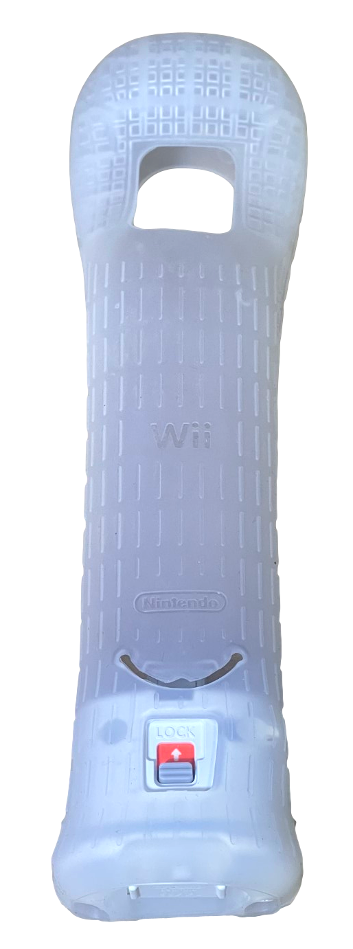 Genuine Nintendo Wii White Motion Plus Adapter with Silicone Cover Wii U Mote (Pre-Owned)