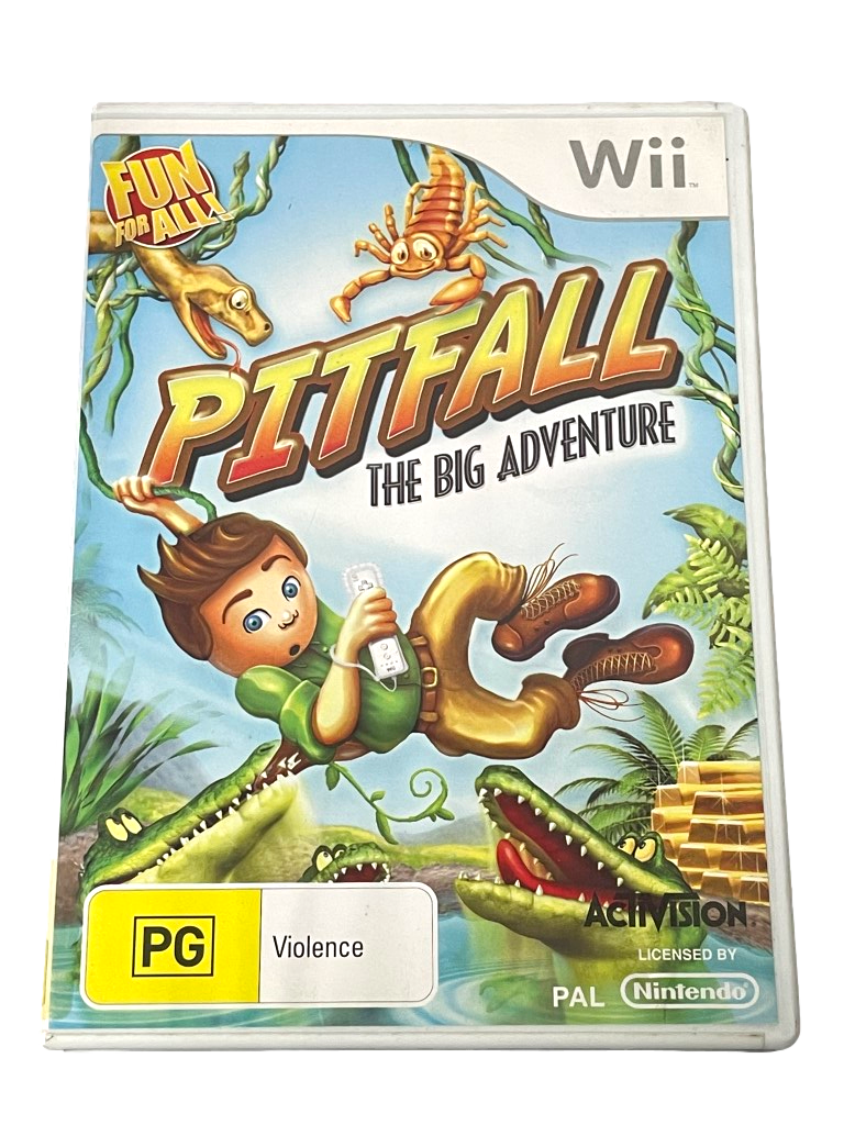 Pitfall The Big Adventure Nintendo Wii PAL *Complete* (Pre-Owned)