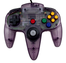 Genuine Atomic Purple Nintendo 64 Controller Refurbed Toggle (Preowned)