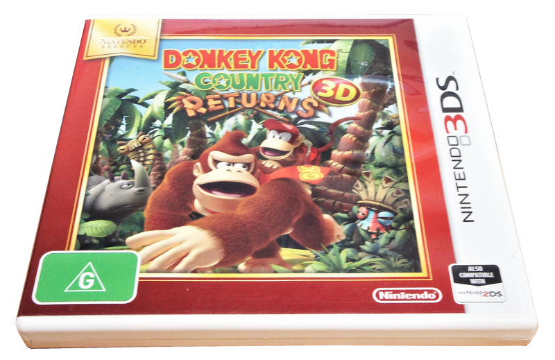 Donkey Kong Country Returns 3D Nintendo 3DS 2DS Game  *Complete* (Pre-Owned)