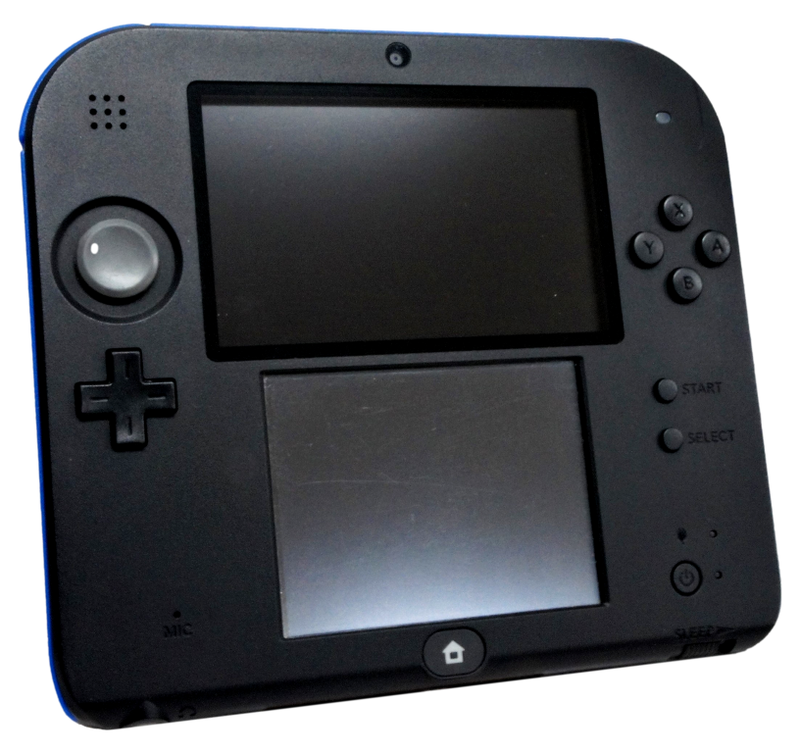 Nintendo 2DS Handheld Console - Black/Blue (Preowned)