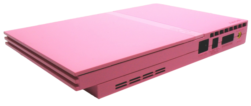 Limited Edition Pink Playstation 2 Slim PS2 Console + Dual Shock Controller PAL (Refurbished)