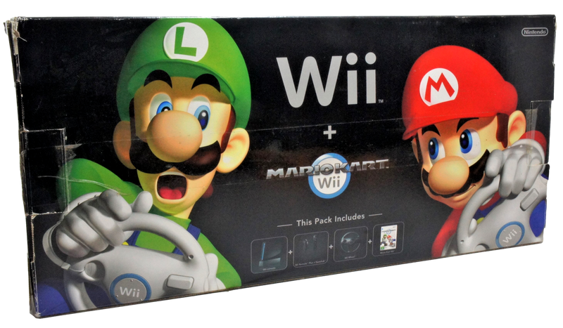 Mario Kart Wii Console Boxed +Game and Steering Wheel *Pre-Owned*