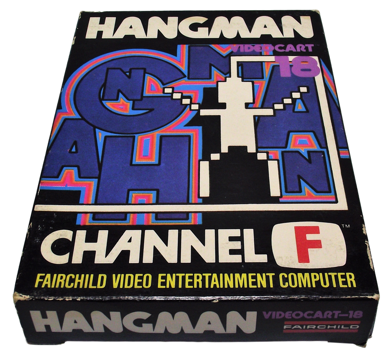 Boxed Channel F Videocart Fairchild Video Entertainment System 18 Hangman - Games We Played
