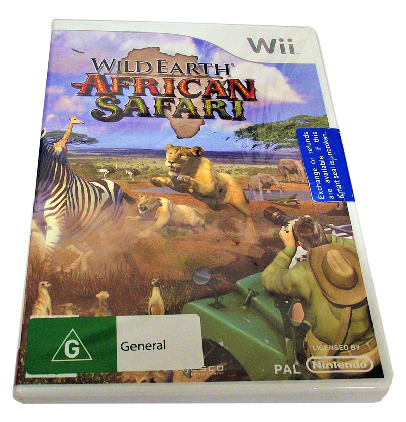 Wild Earth African Safari Wii PAL *Shop Sealed* - Games We Played