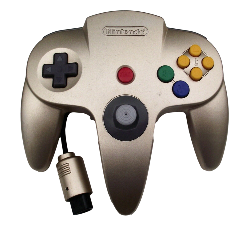 Genuine Gold Nintendo 64 Controller Refurbed Toggle (Preowned) - Games We Played
