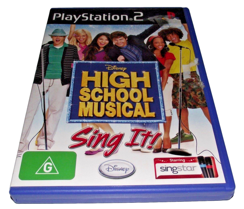 High School Musical Sing It Singstar PS2 PAL  *Complete* (Pre-Owned)