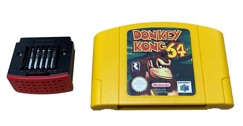 Donkey Kong 64 and Memory Expansion Pak N64 Nintendo 64 PAL (Preowned) - Games We Played