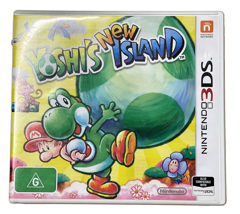 New Yoshi's Island Nintendo 3DS 2DS Game  *Complete* (Pre-Owned)