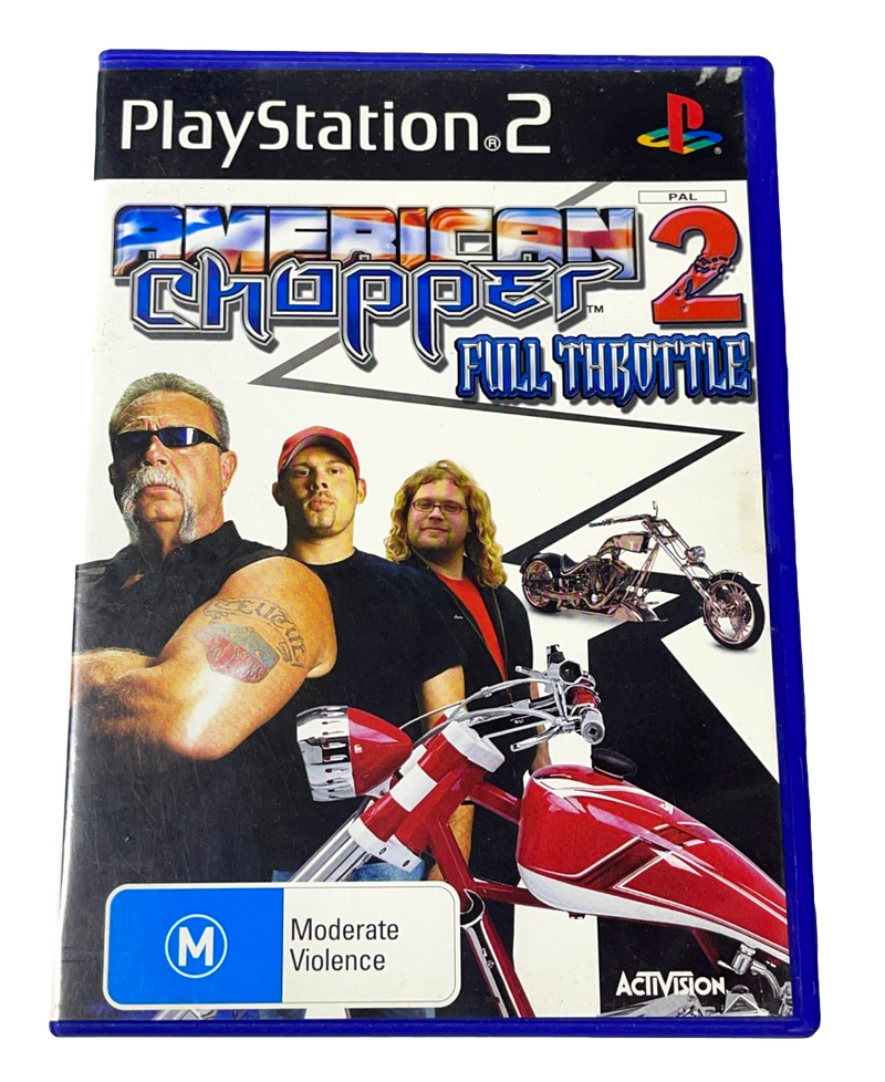 American Chopper 2 Full Throttle PS2 PAL  *Complete* (Preowned)