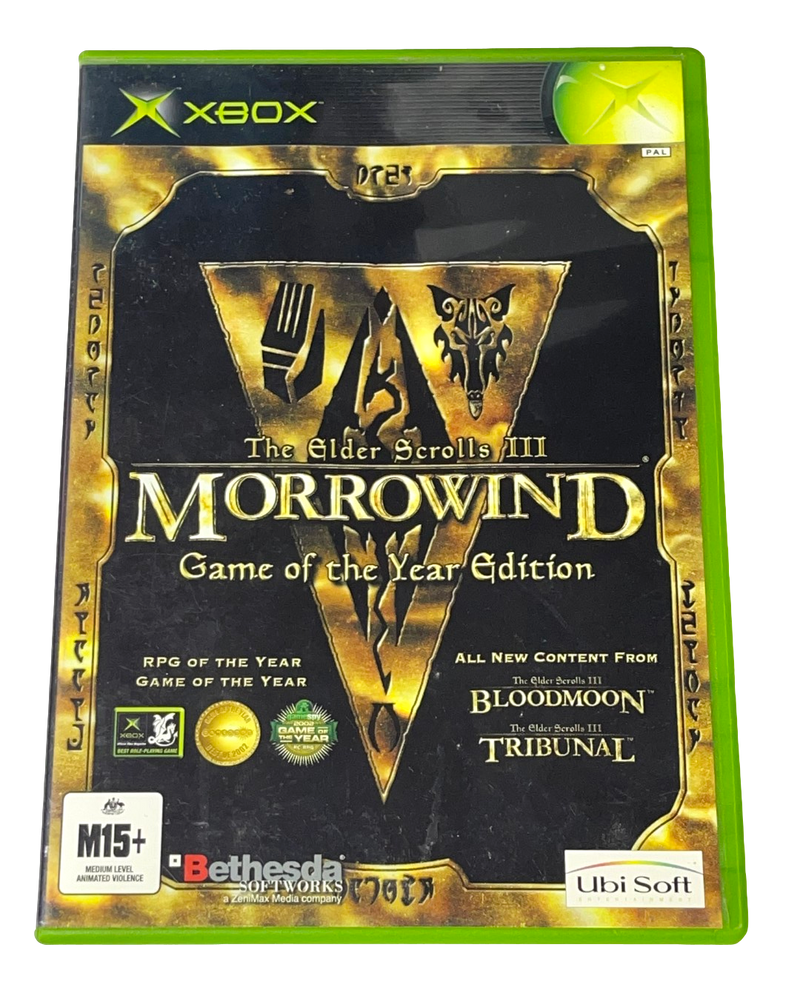 Morrowind The Elder Scrolls III GOTYE XBOX Original PAL *Manual Only* (Pre-Owned)