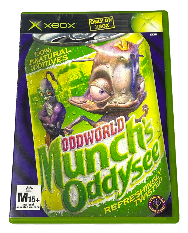Oddworld Munch's Oddysee XBOX Original PAL *Complete* (Preowned)