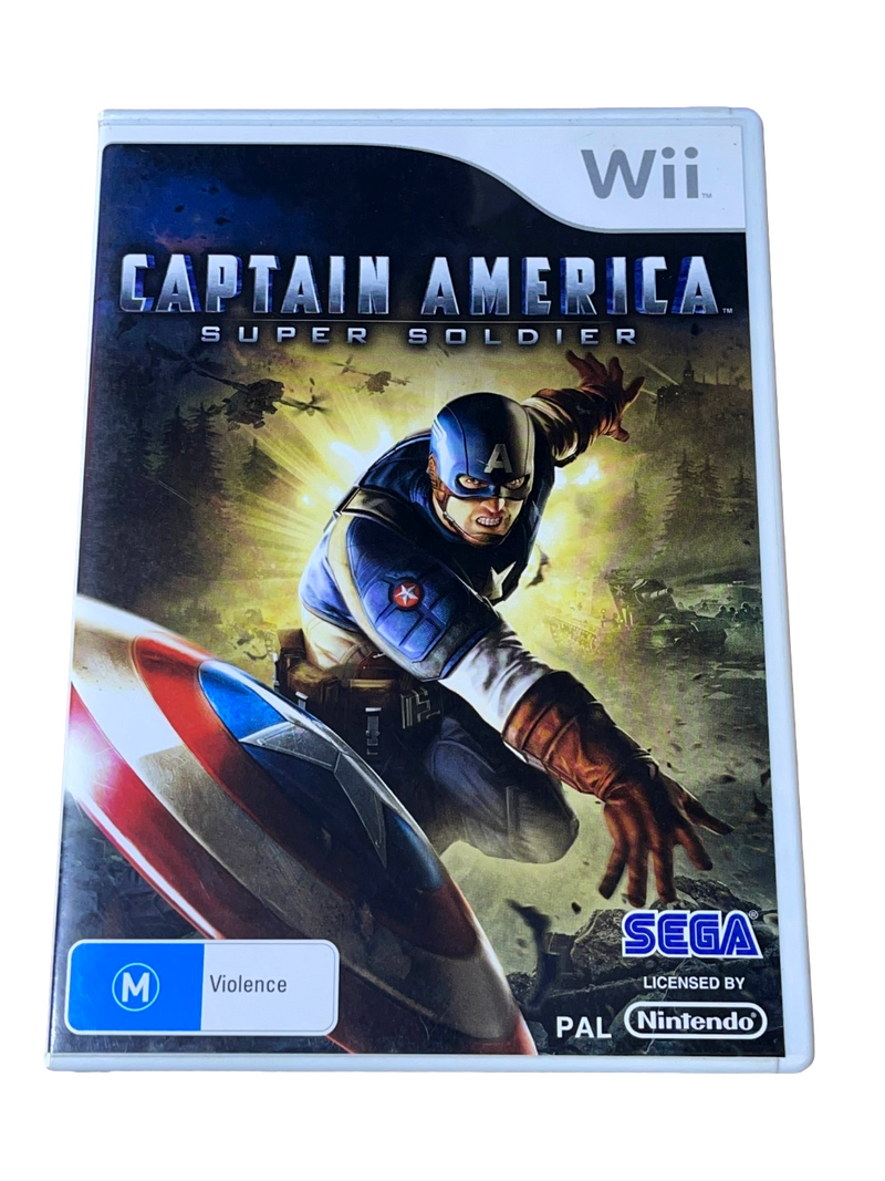 Captain America Super Soldier Nintendo Wii PAL *Complete* (Pre-Owned)