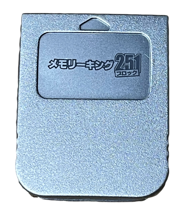 Silver Memory Card For Nintendo GameCube 251 Blocks Ex Japanese Stock (Pre Owned) - Games We Played