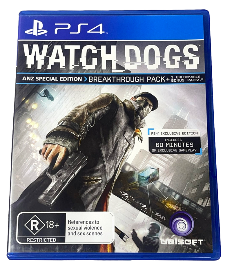 Watch Dogs Sony PS4 Playstation 4 (Preowned)
