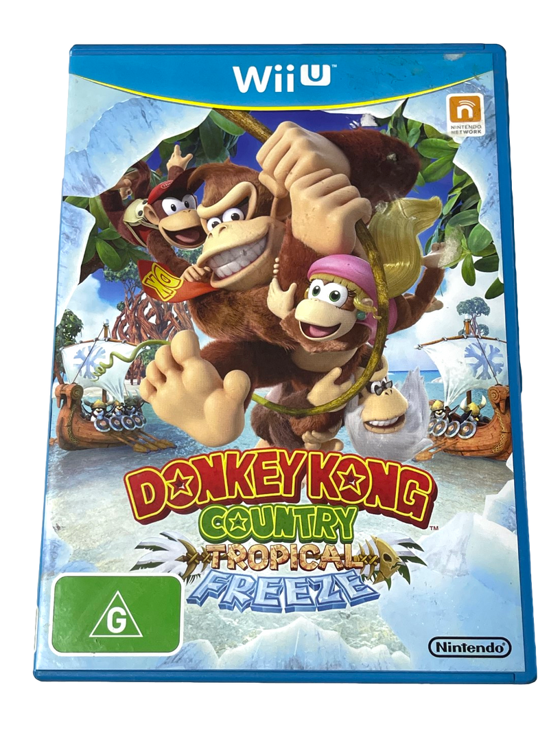 Donkey Kong Country Tropical Freeze Nintendo Wii U PAL *Complete* (Preowned)