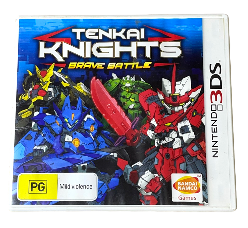 Tenkai Knights Brave Battle Nintendo 3DS 2DS Game  *Complete* (Pre-Owned)
