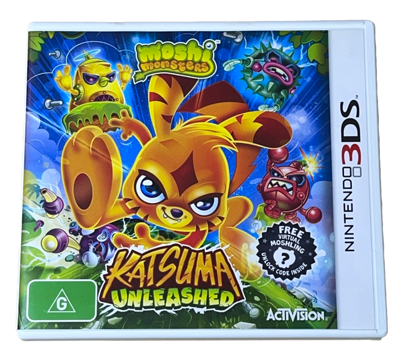 Moshi Monsters Katsuma Unleashed Nintendo 3DS 2DS Game (Pre-Owned)