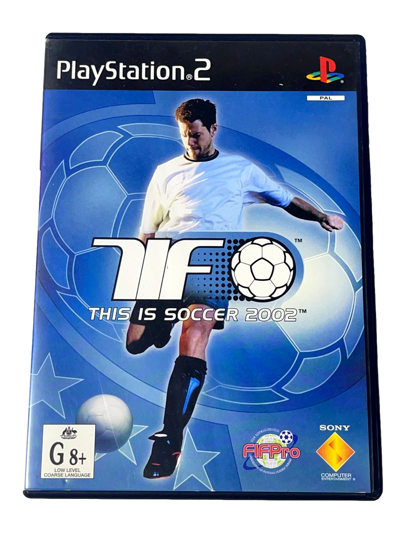 This is Soccer 2002 PS2 PAL *Complete* (Pre-Owned)