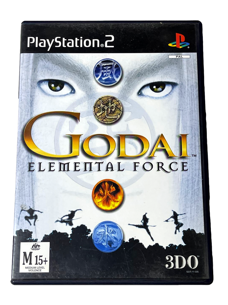 GoDai Elemental Force PS2 PAL *Complete* (Pre-Owned)