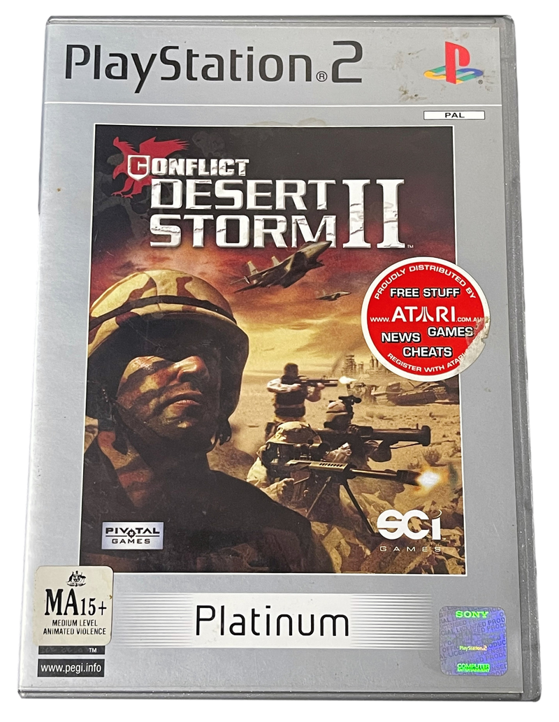 Conflict Desert Storm II (Platinum) PS2 PAL *Complete* (Pre-Owned)