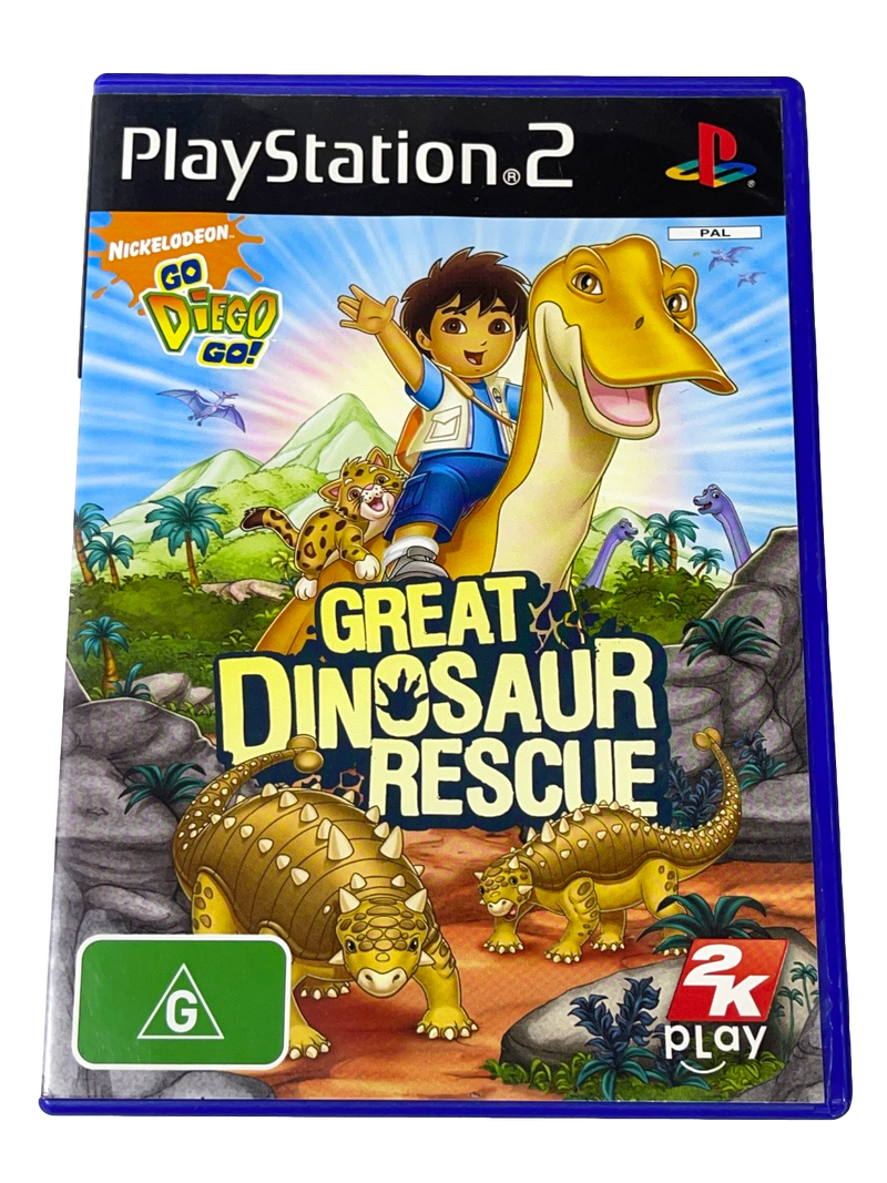 Go, Diego, Go! Great Dinosaur Rescue PS2 PAL *Complete* (Pre-Owned)