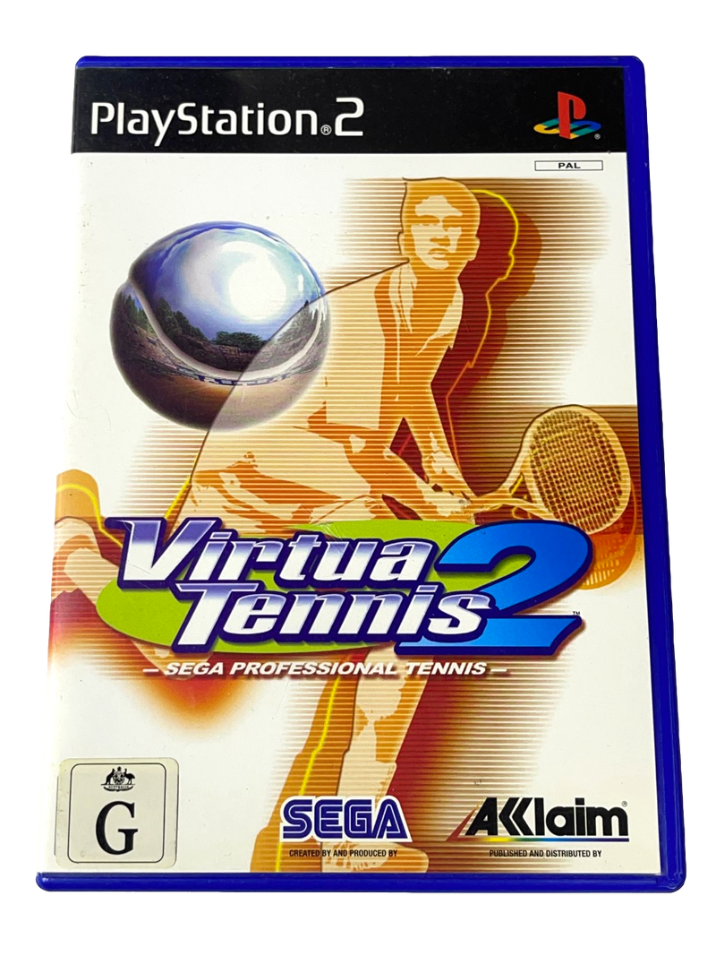 Virtua Tennis 2 PS2 PAL *Complete* (Pre-Owned)