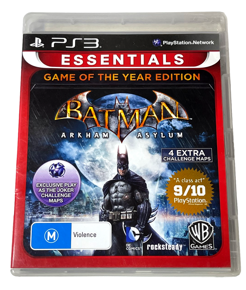 Batman: Arkham Asylum GOTY Edition Sony PS3 (Pre-Owned)