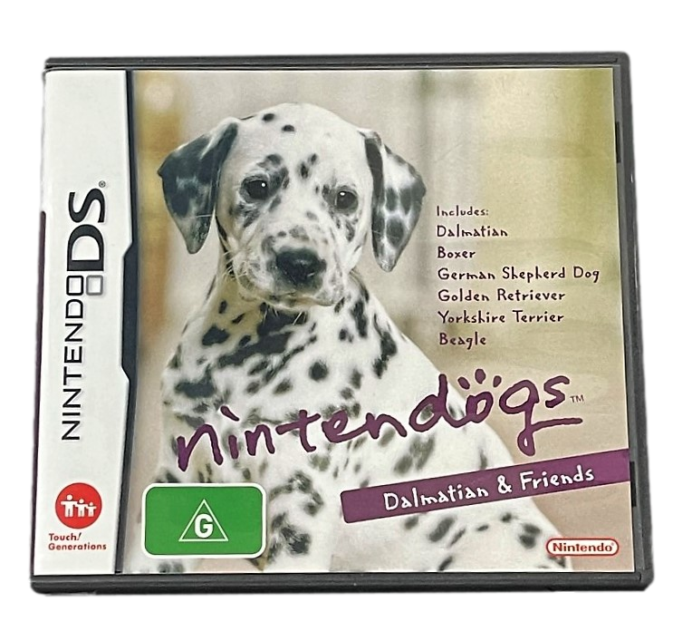 Nintendogs Dalmatian and Friends Nintendo DS 2DS 3DS Game *Complete* (Pre-Owned)