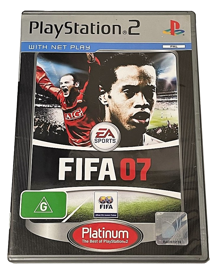 FIFA 07 PS2 (Platinum) PAL *Complete* (Preowned)