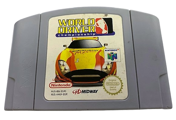 World Driver Championship Nintendo 64 N64 PAL (B Grade Cart)