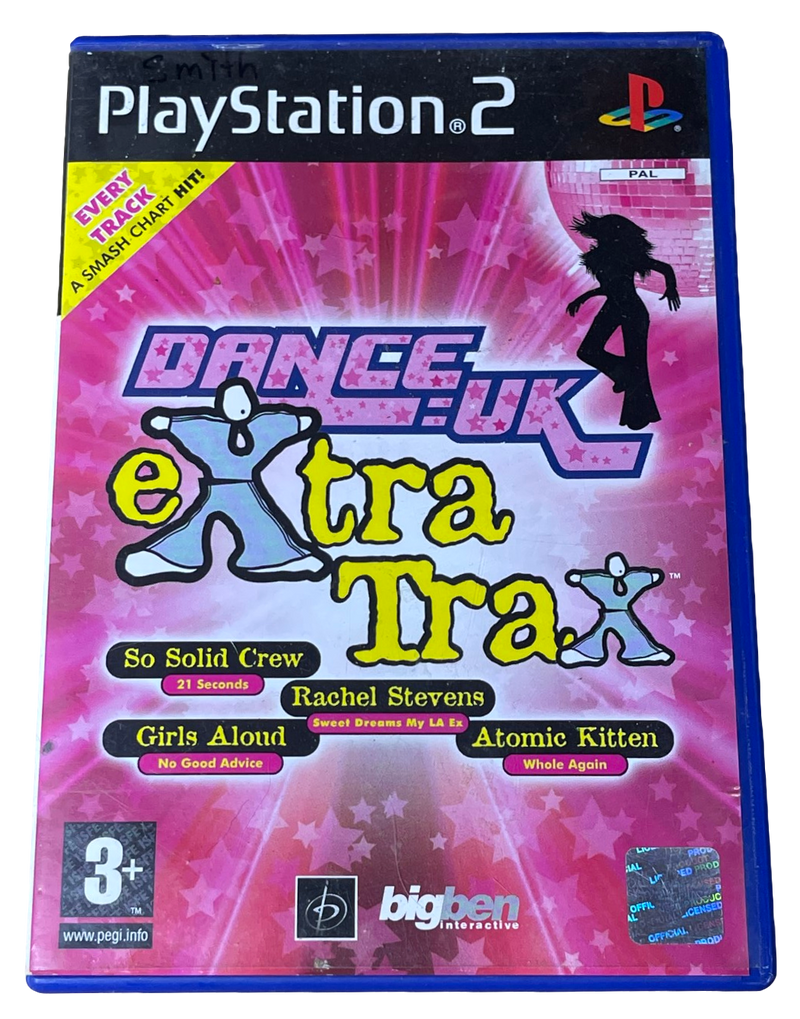 Dance: UK eXtra Trax PS2 PAL *No Manual* (Preowned)
