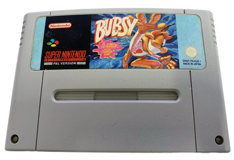 Bubsy Super Nintendo SNES PAL - Games We Played