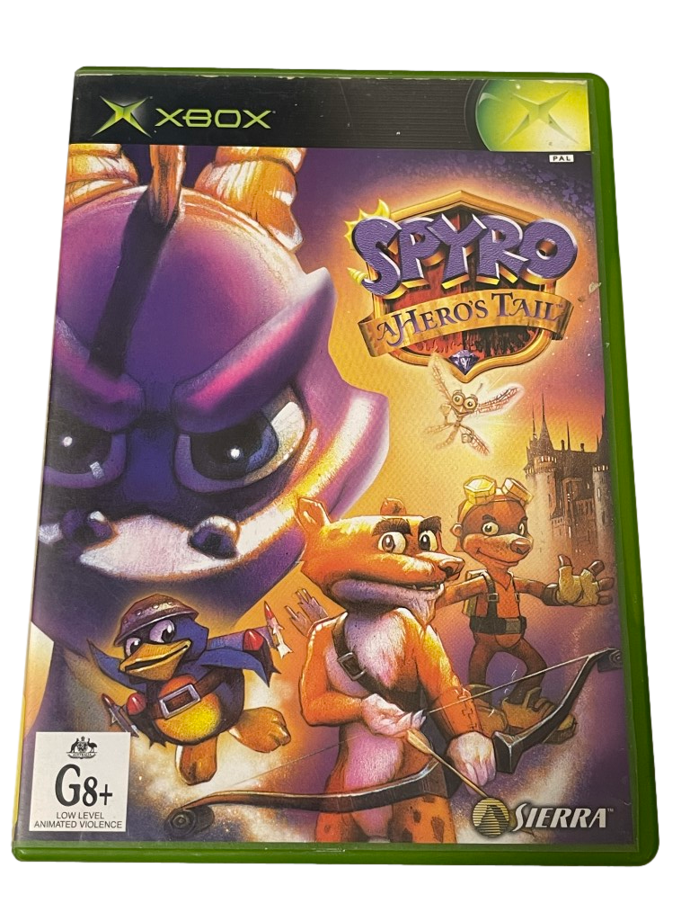 Spyro A Hero's Tail XBOX Original PAL *No Manual* (Pre-Owned)
