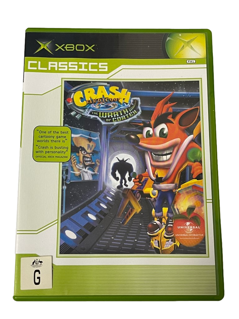 Crash Bandicoot The Wrath of Cortex XBOX (Classics) PAL *No Manual* (Pre-Owned)
