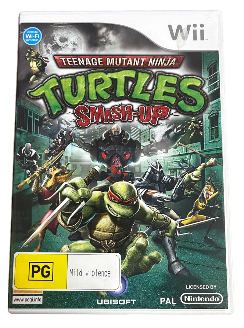 Teenage Mutant Ninja Turtles Smash Up Nintendo Wii PAL *Complete* (Preowned)
