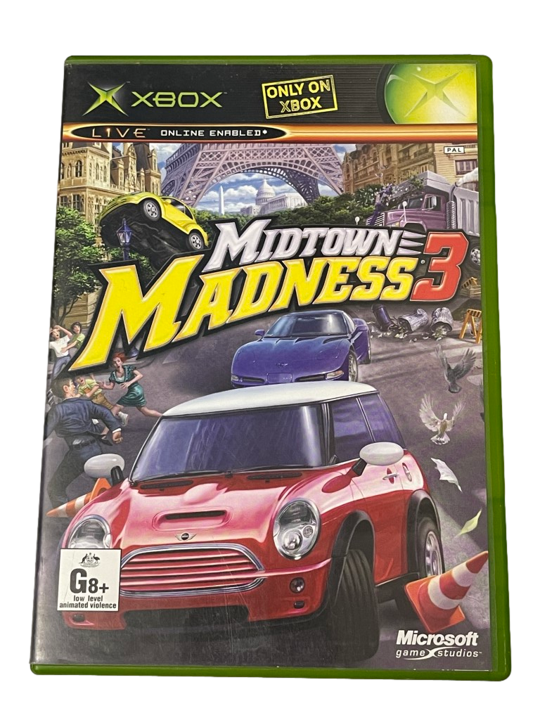 Midtown Madness 3 Xbox Original PAL *Complete* (Pre-Owned)