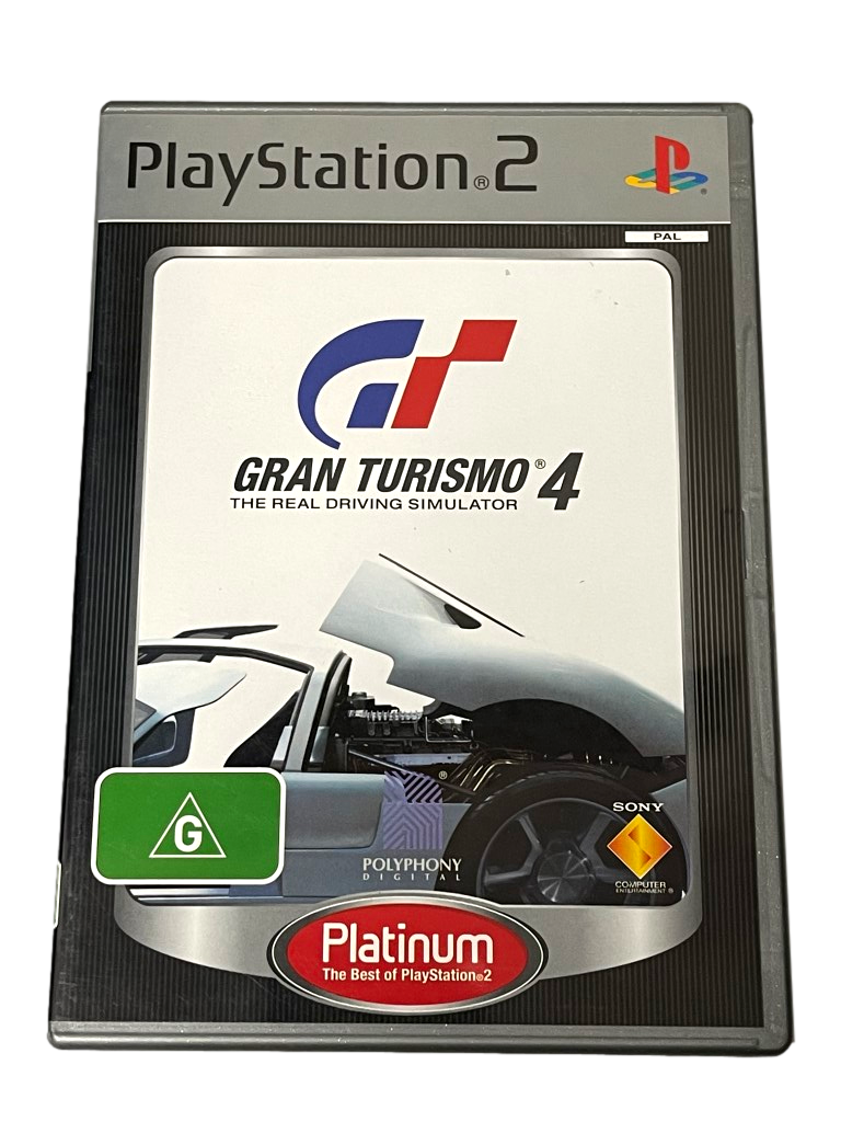 Gran Turismo 4 PS2 (Platinum) PAL *Complete* (Pre-Owned)