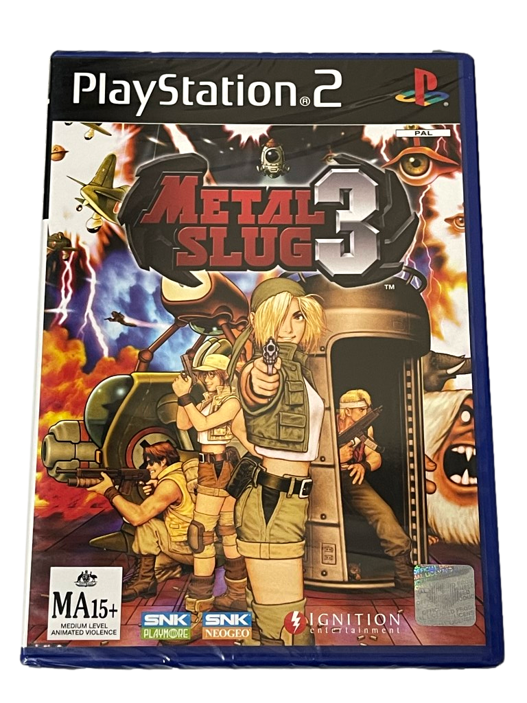 Metal Slug 3 PS2 PAL Brand New *Sealed*