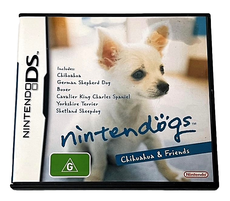Nintendogs Chihuahua & Friends Nintendo DS 3DS Game *Complete* (Pre-Owned)