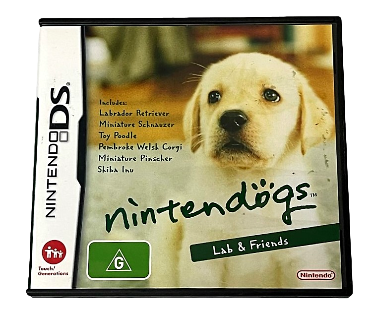 Nintendogs Lab & Friends Nintendo DS 3DS Game *Complete* (Pre-Owned)